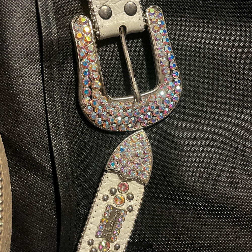 B.B. Simon Multicolor Crystal Belt - Picture 5 of 5